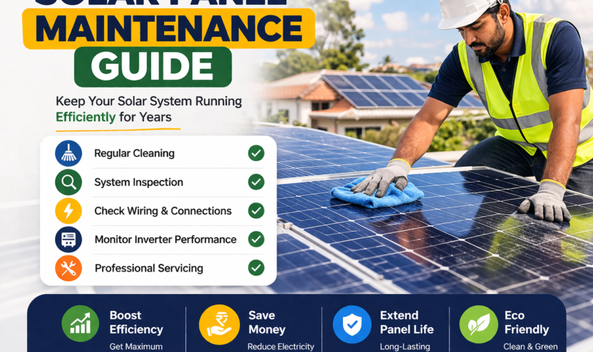solar-panel-maintenance guide by Manya Traders
