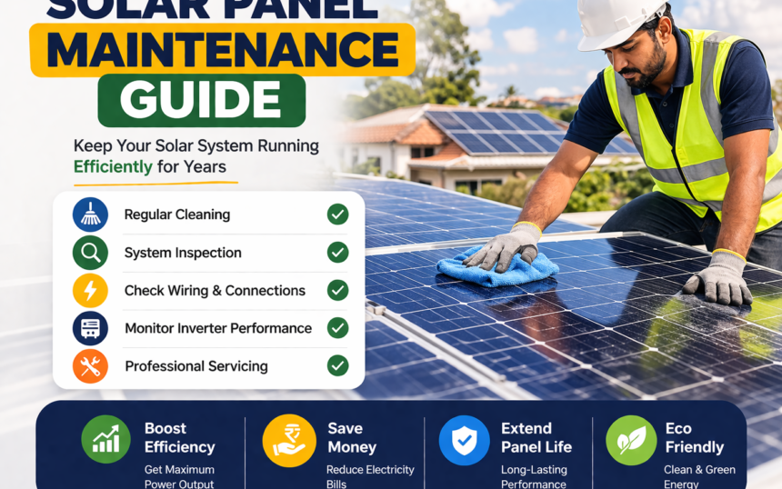 solar-panel-maintenance guide by Manya Traders